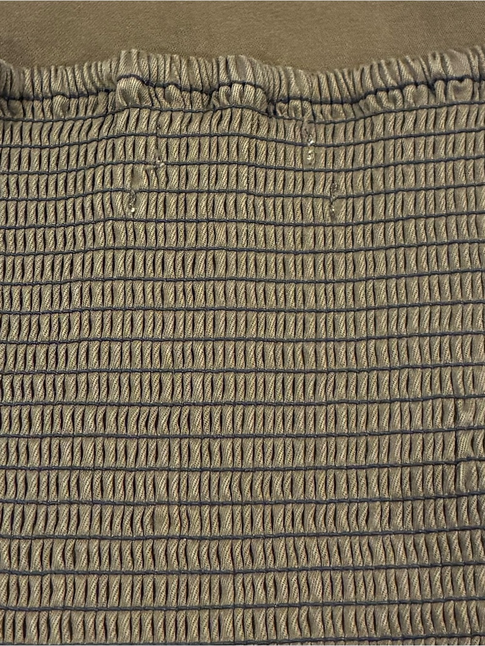 Urban Outfitters Strapless Olive Green A-Line Dress - Picture 6 of 7